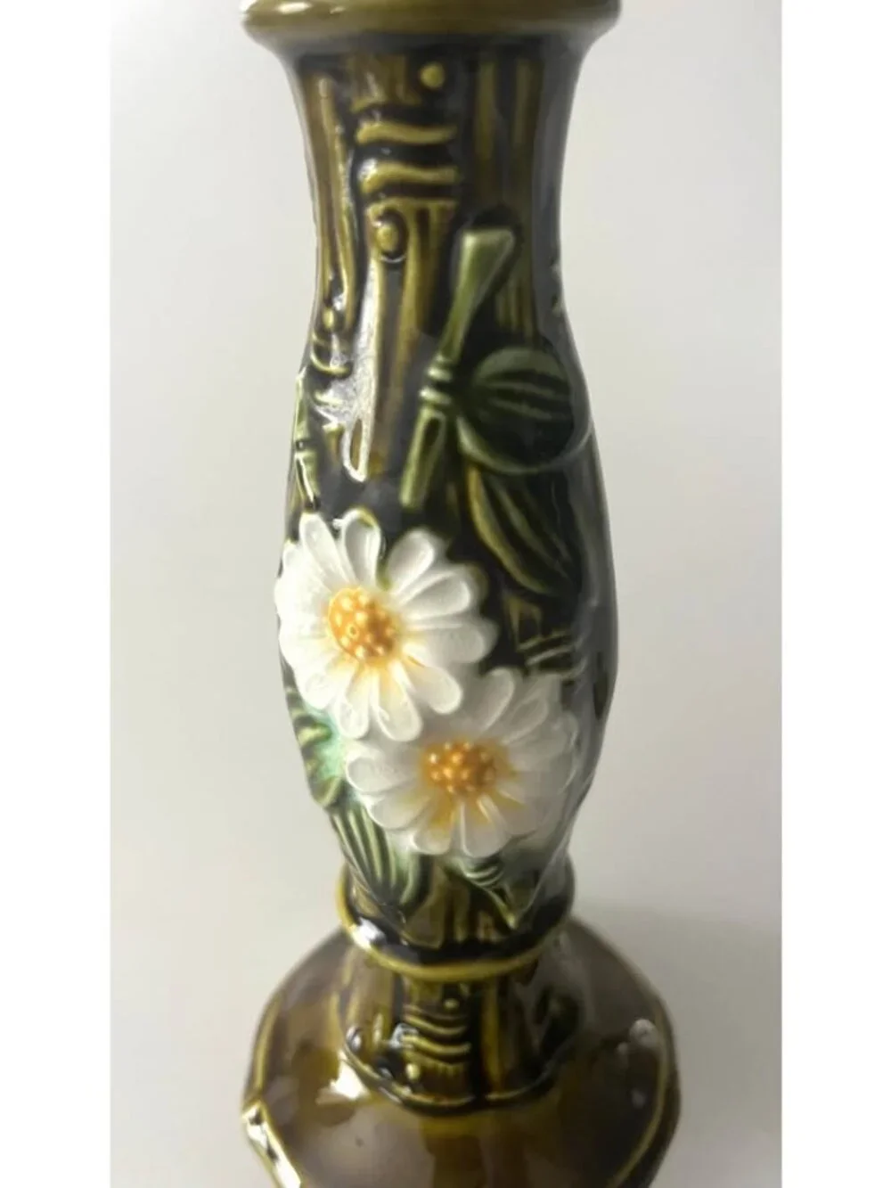 Vintage ceramic candlestick holders by Flambro-Japan